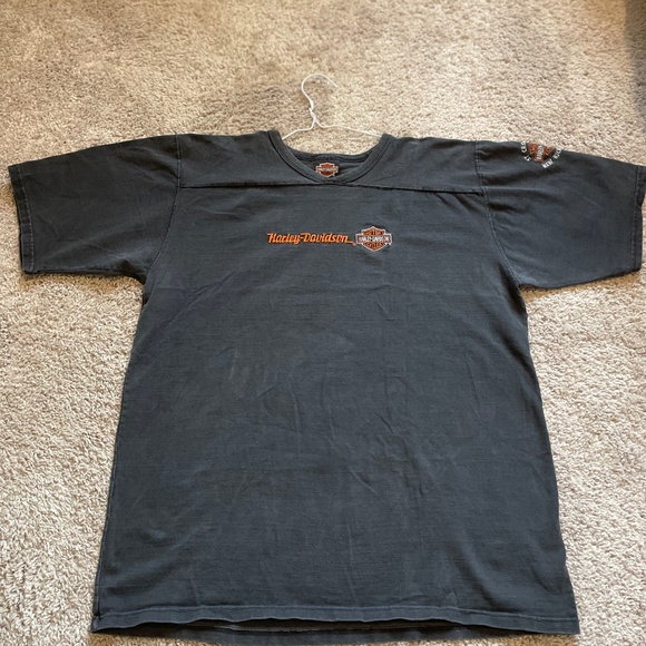 Harley Davidson embroidered heavy cotton Tee XL - Picture 2 of 4